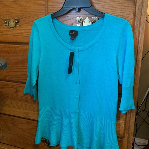 Worthington Short Sleeve Sweater - Picture 2 of 6